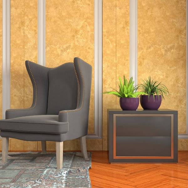Illustration of the living room interior